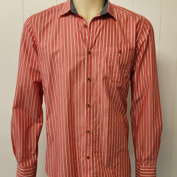 Ted Baker Other - Ted Baker shirt M men's cotton red stripe